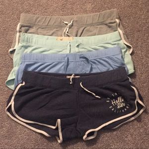 EUC Four pairs of Hollister shorts size xs